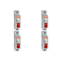 Kit C/4 - Disjuntor Steck Din Unipolar 63A Sd61 C Sdd61C63