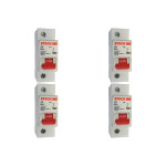 Kit C/4 - Disjuntor Steck Din Unipolar 80A Sd1 C Sdd1C80