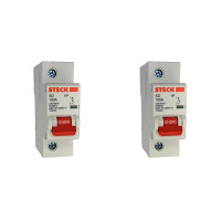 Kit C/2 - Disjuntor Steck Din Unipolar100A Sd1 C Sdd1C100