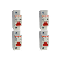 Kit C/4 - Disjuntor Steck Din Unipolar100A Sd1 C Sdd1C100
