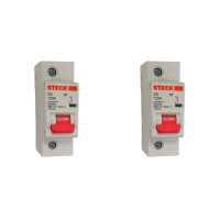 Kit C/2 - Disjuntor Steck Din Unipolar125A Sd1 C Sdd1C125