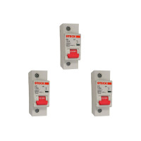 Kit C/3 - Disjuntor Steck Din Unipolar125A Sd1 C Sdd1C125
