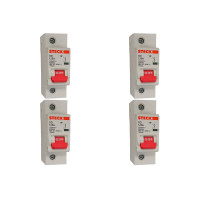 Kit C/4 - Disjuntor Steck Din Unipolar125A Sd1 C Sdd1C125