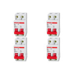 Kit C/4 - Disjuntor Steck Din Bipolar 63A Sd62 C Sdd62C63