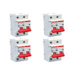 Kit C/4 - Disjuntor Steck Din Bipolar 80A Sd2 C Sdd2C80