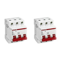 Kit C/2 - Disjuntor Steck Din Tripolar 40A Sd63 C Sdd63C40