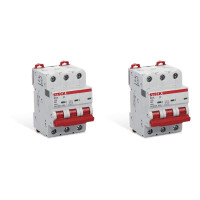 Kit C/2 - Disjuntor Steck Din Tripolar100A Sd3 C Sdd3C100