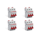 Kit C/4 - Disjuntor Steck Din Tripolar100A Sd3 C Sdd3C100