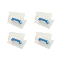 Kit C/4 - Desempenadeira Pvc Roma 14X27 Grafiato Lisa 5 90L