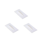 Kit C/3 - Desempenadeira Pvc Roma 08X16 Grafiato Lisa 590 Pl