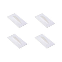 Kit C/4 - Desempenadeira Pvc Roma 08X16 Grafiato Lisa 590 Pl
