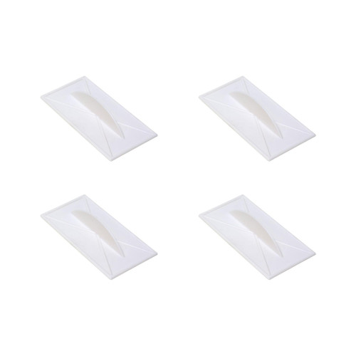 Kit C/4 - Desempenadeira Pvc Roma 08X16 Grafiato Lisa 590 Pl