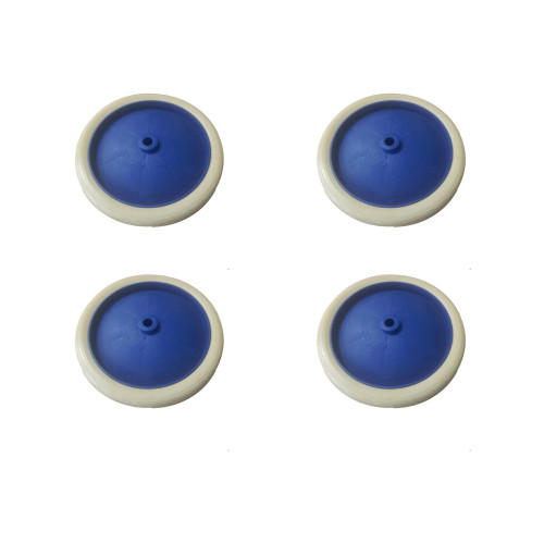 Kit C/4 - Roda Para Carrinho Feira Tecido Pc 113