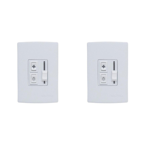 Kit C/2 - Controle Ventilador Qualitronix Luz+Reversor Em...