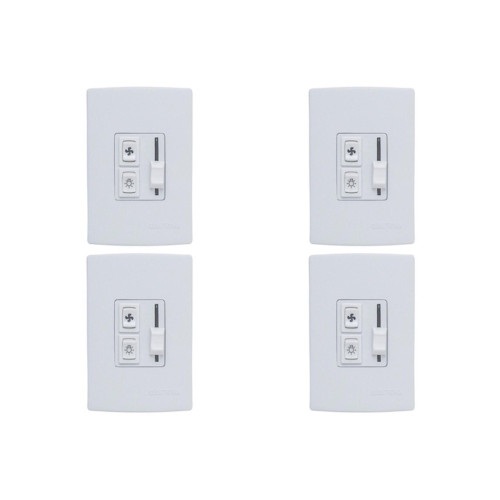 Kit C/4 - Controle Ventilador Qualitronix Luz+Reversor Em...