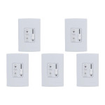 Kit C/5 - Controle Ventilador Qualitronix Luz+Reversor Em...