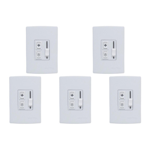 Kit C/5 - Controle Ventilador Qualitronix Luz+Reversor Em...