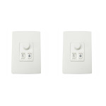 Kit C/2 - Controle Ventilador Qualitronix Luz+Reversor 1L...