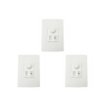 Kit C/3 - Controle Ventilador Qualitronix Luz+Reversor 1L...