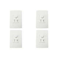Kit C/4 - Controle Ventilador Qualitronix Luz+Reversor 1L...