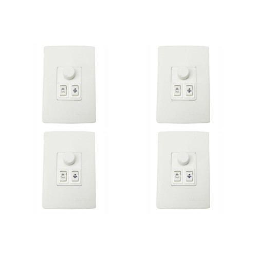 Kit C/4 - Controle Ventilador Qualitronix Luz+Reversor 1L...