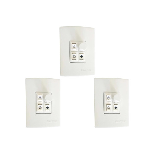 Kit C/3 - Controle Ventilador Qualitronix Luz+Reversor 2L...