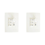 Kit C/2 - Controle Ventilador Qualitronix Luz+Reversor 3L...