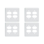 Kit C/4 - Placa Perlex Branca 4X4 (4 Tomadas) 23Pl22T 23P...