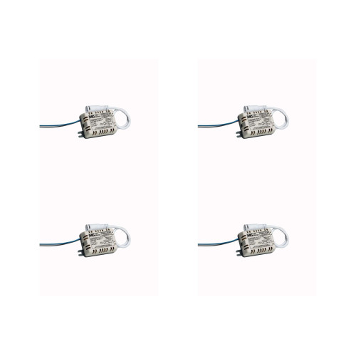 Kit C/4 - Driver Reator Fonte para Led Com Conector 8-25W...