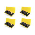 Kit C/4 - Desempenadeira Pvc Roma 14X27 Com Espuma Preta ...