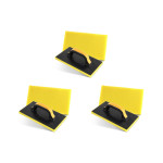 Kit C/3 - Desempenadeira Pvc Roma 17X30 Com Espuma Preta ...