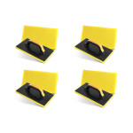 Kit C/4 - Desempenadeira Pvc Roma 17X30 Com Espuma Preta ...