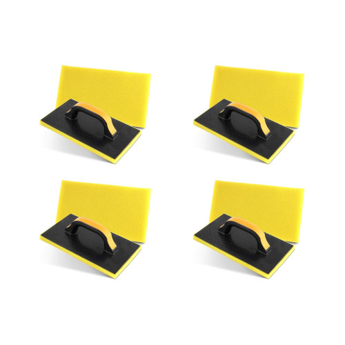 Kit C/4 - Desempenadeira Pvc Roma 17X30 Com Espuma Preta ...