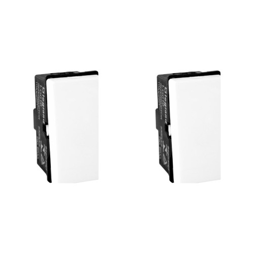 Kit C/2 - Modulo Pial Pop Branco 1 Simples 10A Lg010