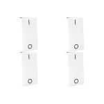 Kit C/4 - Modulo Pial Pop Branco 1 Simples Intermediario ...