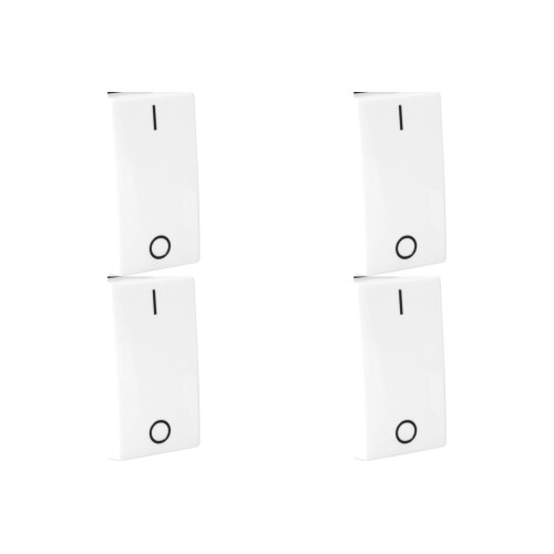 Kit C/4 - Modulo Pial Pop Branco 1 Simples Intermediario ...