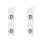 Kit C/4 - Modulo Pial Pop Branco 1 Tomada Tv Tipo F Lg060
