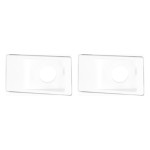 Kit C/2 - Conjunto Pial Pop 4X2 Branco Com Placa (1Furo) ...