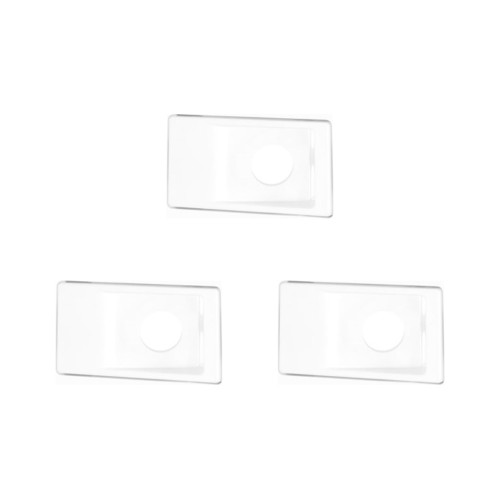 Kit C/3 - Conjunto Pial Pop 4X2 Branco Com Placa (1Furo) ...