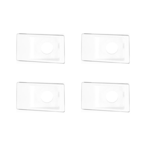 Kit C/4 - Conjunto Pial Pop 4X2 Branco Com Placa (1Furo) ...