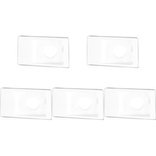 Kit C/5 - Conjunto Pial Pop 4X2 Branco Com Placa (1Furo) ...