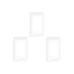 Kit C/3 - Placa Pial Pop Branca 4X2(3Modulo Horizontal) L...
