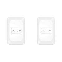 Kit C/2 - Conjunto Pial Pop 4X2 Branco Com Placa (1Bipola...