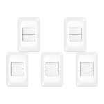 Kit C/5 - Conjunto Pial Pop 4X2 Branco Com Placa (2Parale...