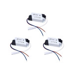 Kit C/3 - Driver Reator Fonte para Led Com Conector 48W A...