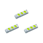 Kit C/3 - Tomada Barra Fiolux   Tripla 20A 2 Polos+Terra ...