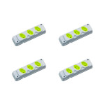 Kit C/4 - Tomada Barra Fiolux   Tripla 20A 2 Polos+Terra ...