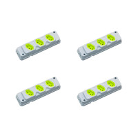 Kit C/4 - Tomada Barra Fiolux   Tripla 20A 2 Polos+Terra ...