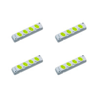 Kit C/4 - Tomada Barra Fiolux   Quadrupla 20A 2 Polos+Ter...