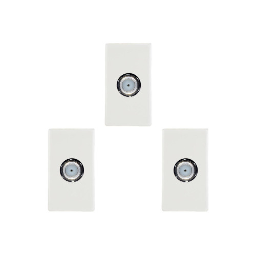 Kit C/3 - Modulo Soprano Ilus (Tomada Coaxial) 5Tg99334